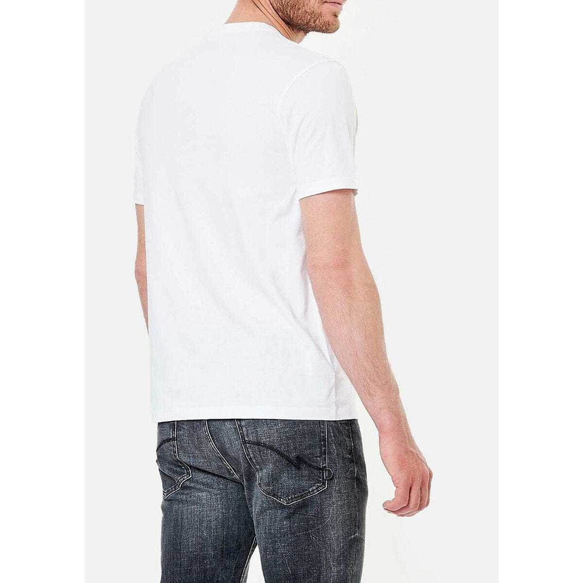 T-shirt manches courtes col rond à logo