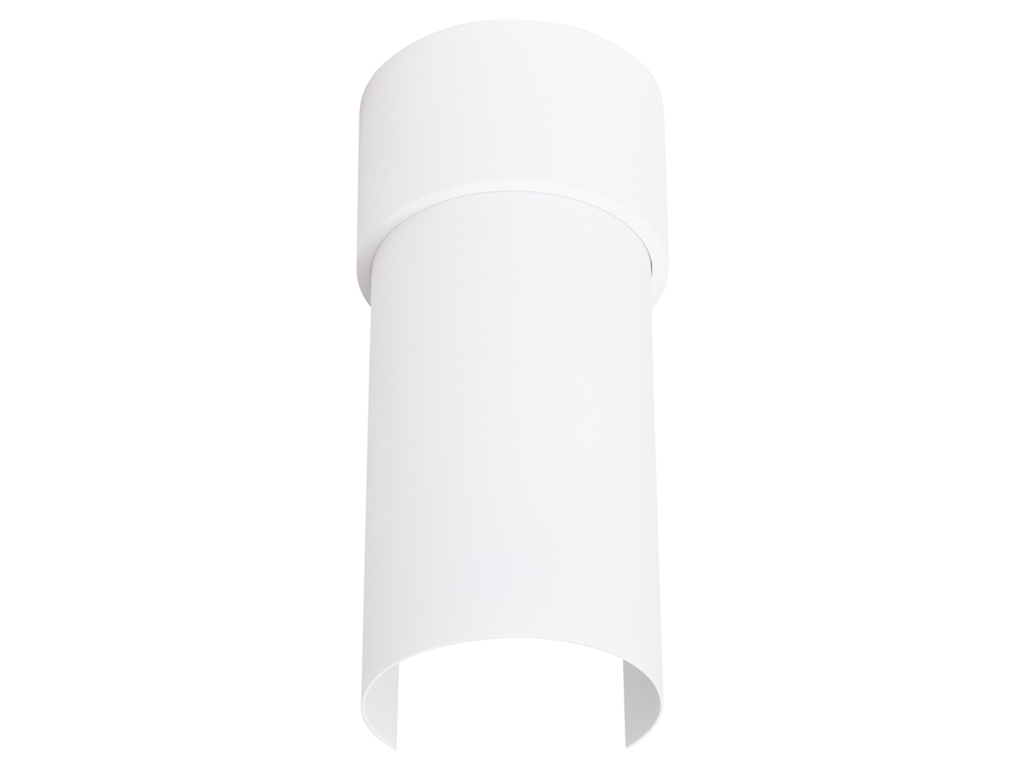 Lampa sufitowa Flash stalowa biała