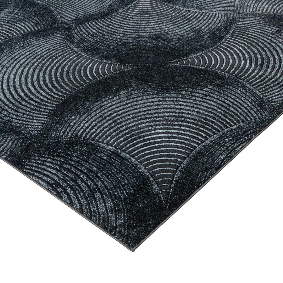 PLASTIQUE RECYCLÉ RECYCLABLE 3 LL - Tapis salon gris 120x170