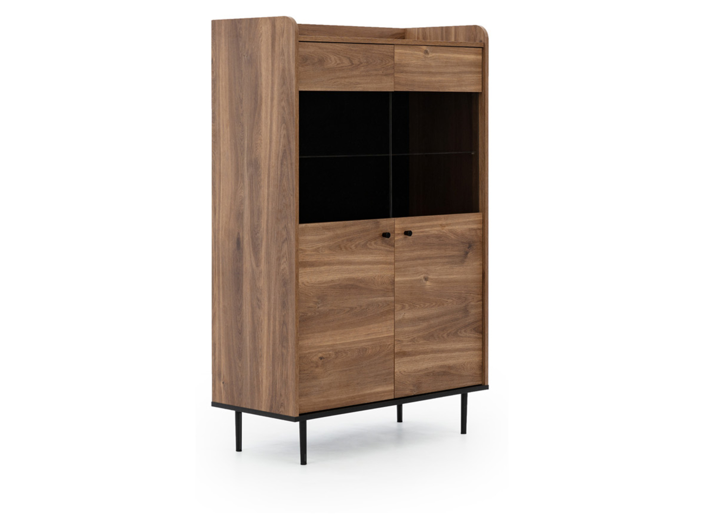Witryna Vasina 90 cm z 2 drzwiami brandy castello