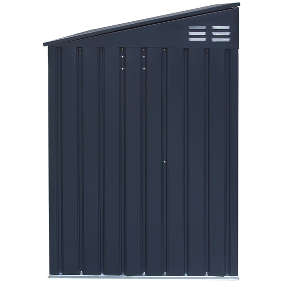 Mülltonnenbox, aus verzinktem Stahl, 235x128x97cm (BxHxT), 720 Liter