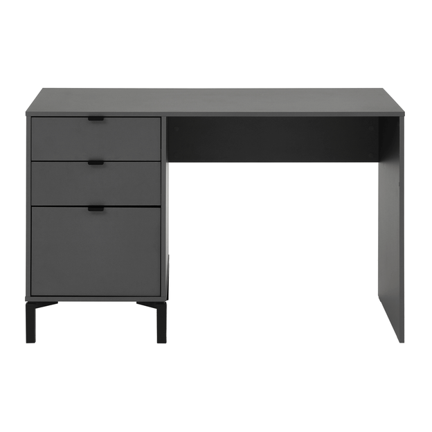 ESCRIVANINHA 2 GAVETAS/1 PORTA 1,20 M X 60 CM SLEEK