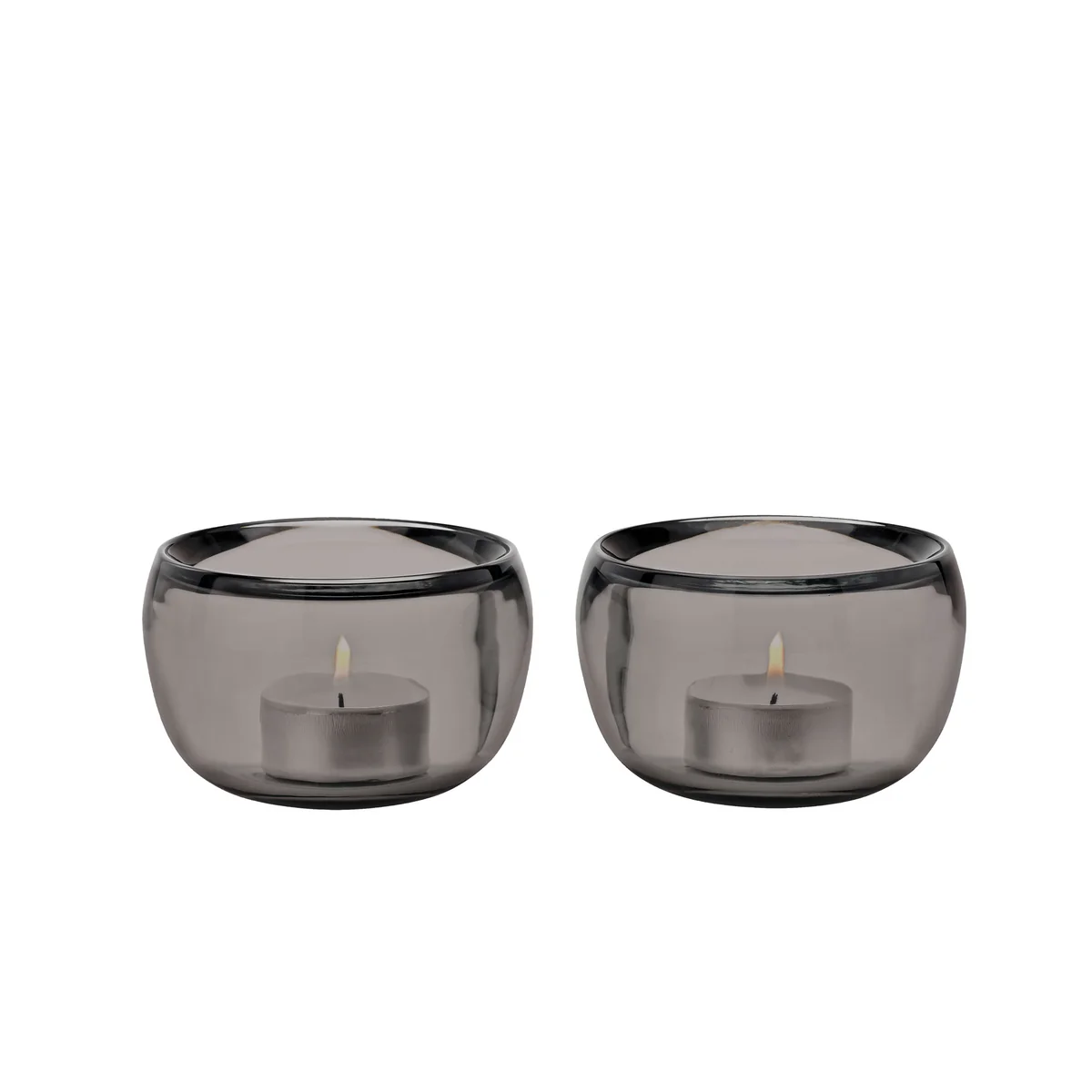 Stelton - Ora Teelichthalter, smoke (2er-Set)