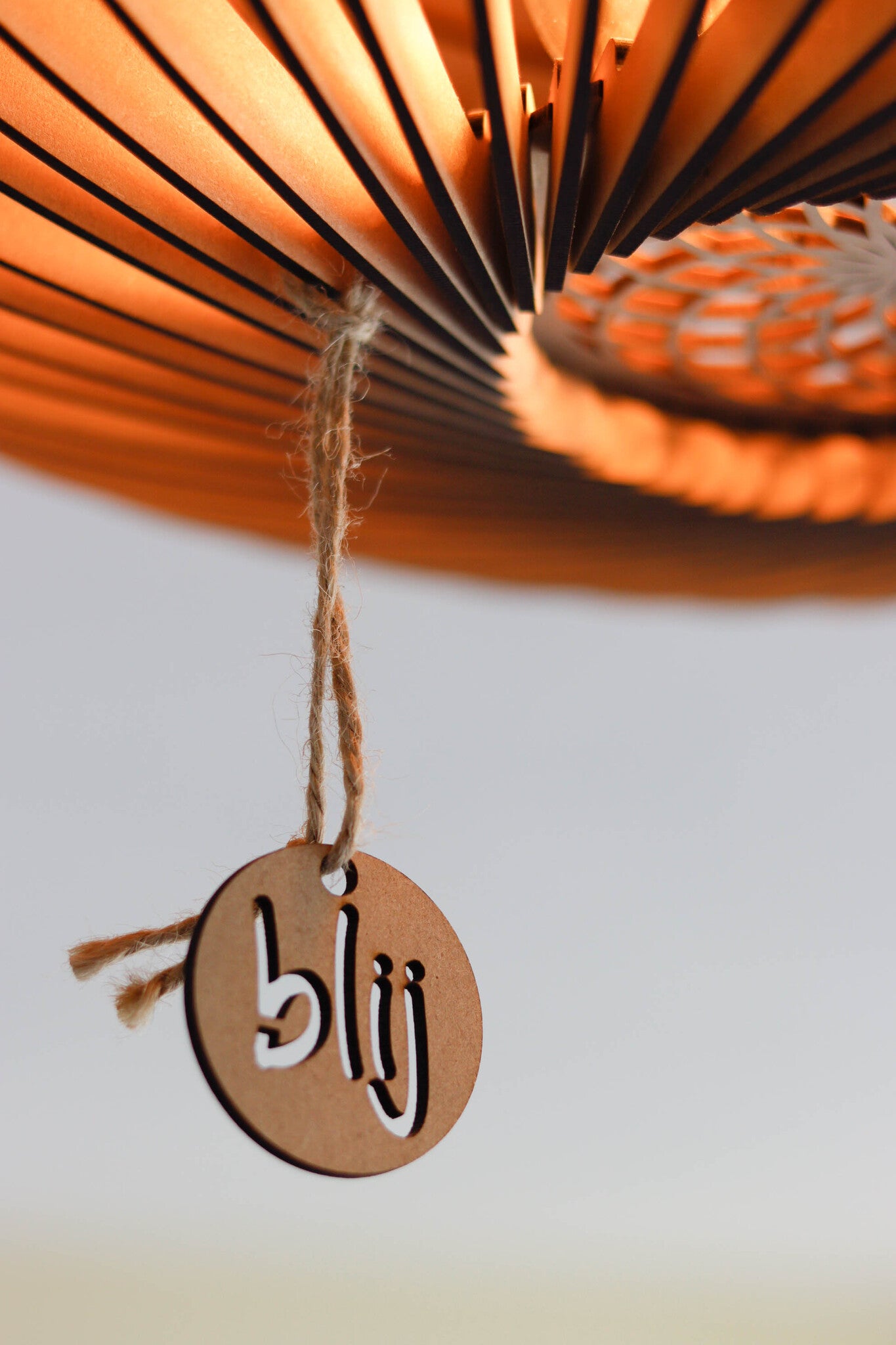 Blij Design Blij Design Swan Plafondlamp Ø 36cm Naturel