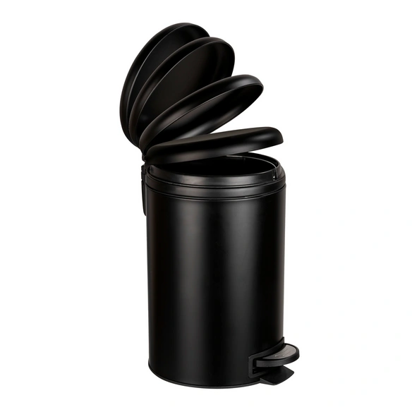 Treteimer »LEMAN«, Höhe: 38 cm, 12 l, schwarz