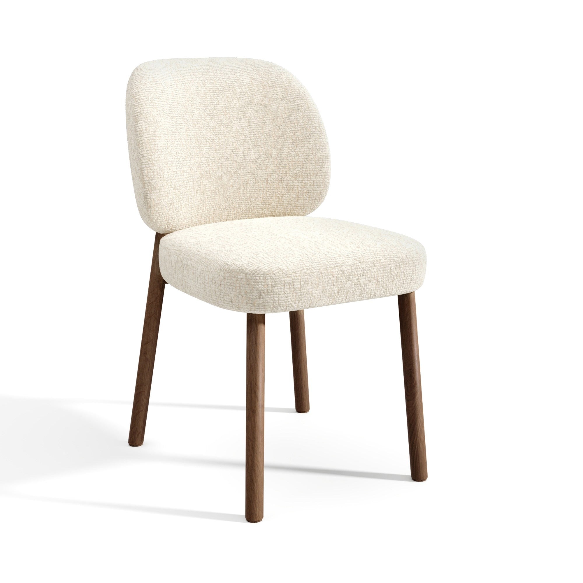 Premium Interiors - Set van 2 stoelen MOKA - fluweel met structuur beige 47cm