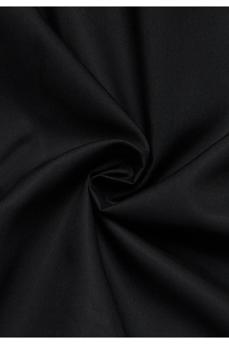 ETERNA Slim Fit Hemd schwarz, Einfarbig