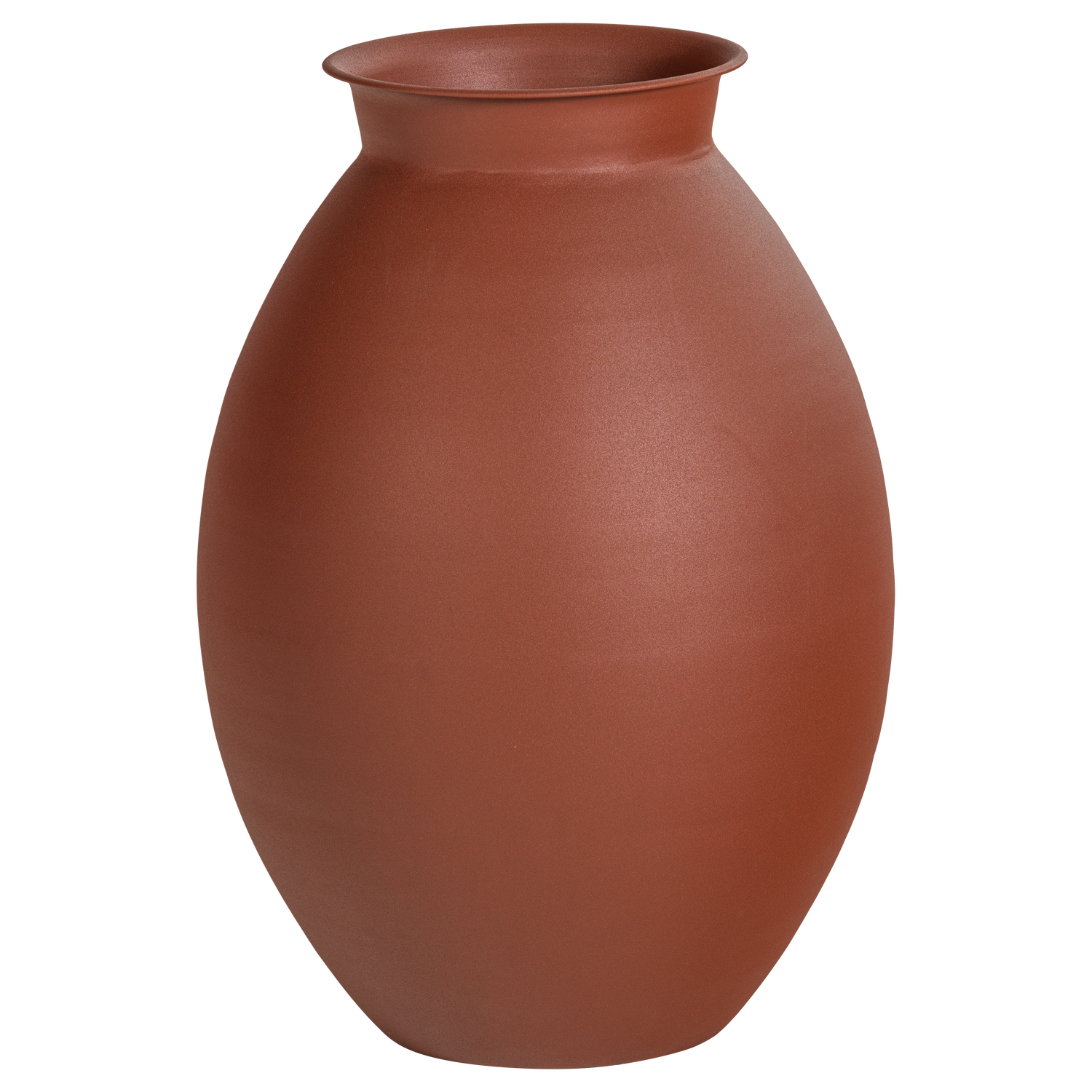 WOOOD vaas xxl Caro - Metaal - Bruin - 70x50x50
