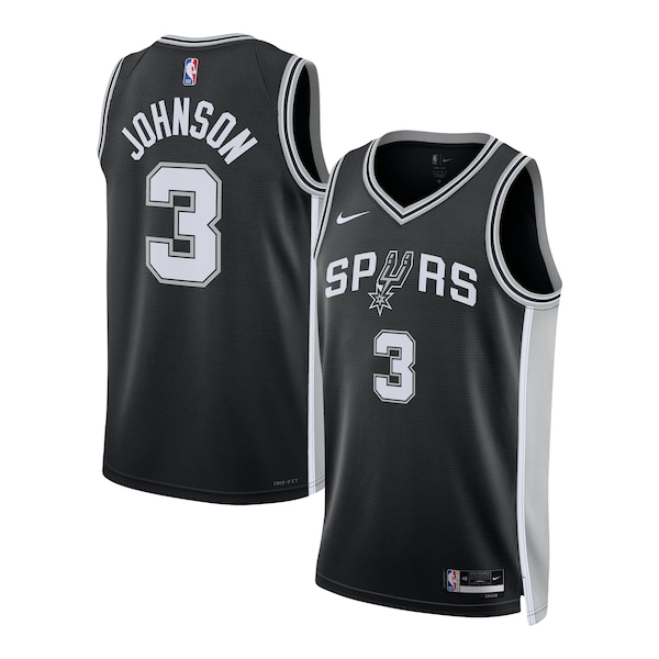 Keldon Johnson San Antonio Spurs Nike Unisex Swingman Jersey - Icon Edition - Black/White