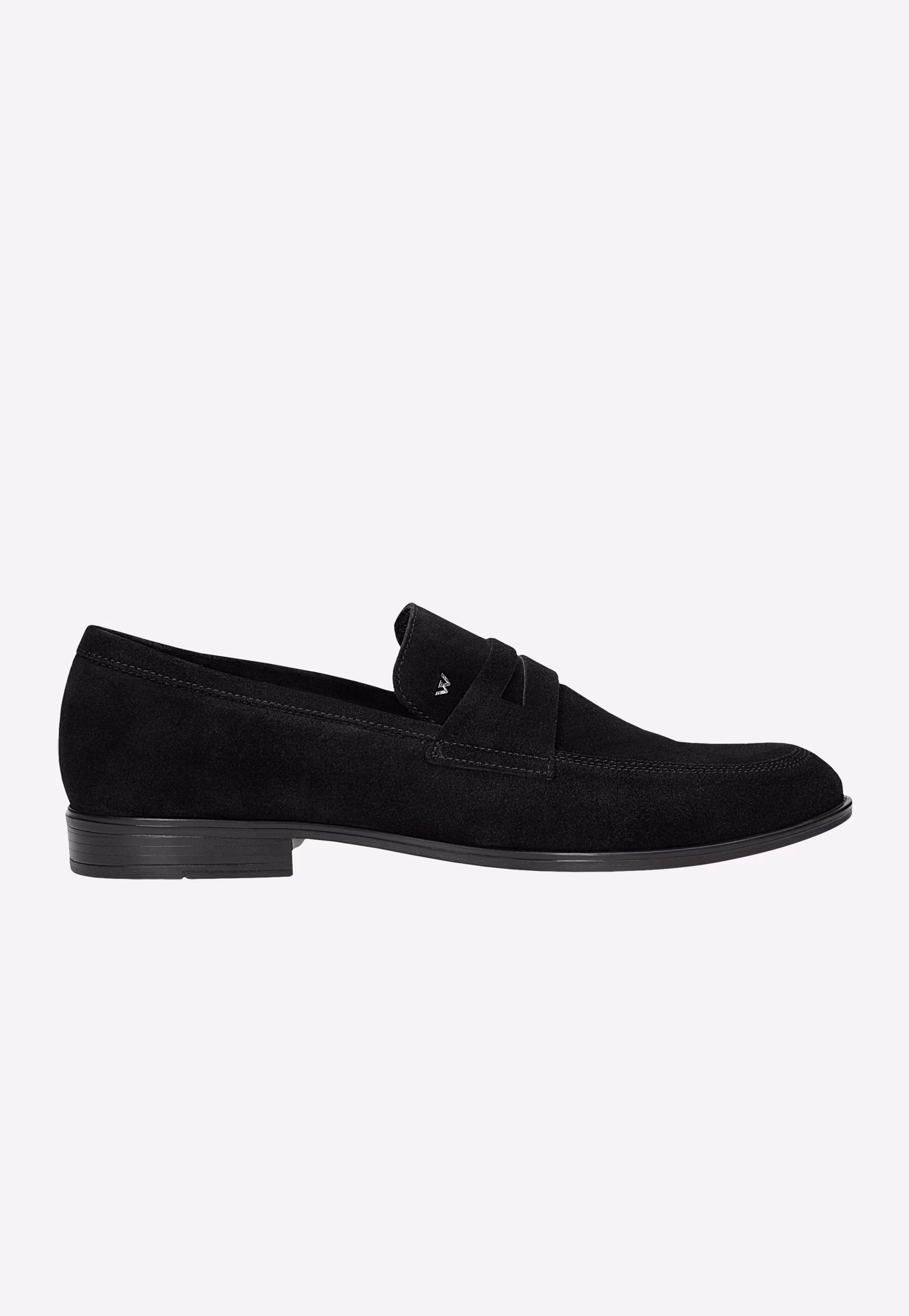 Czarne mokasyny męskie penny loafers
