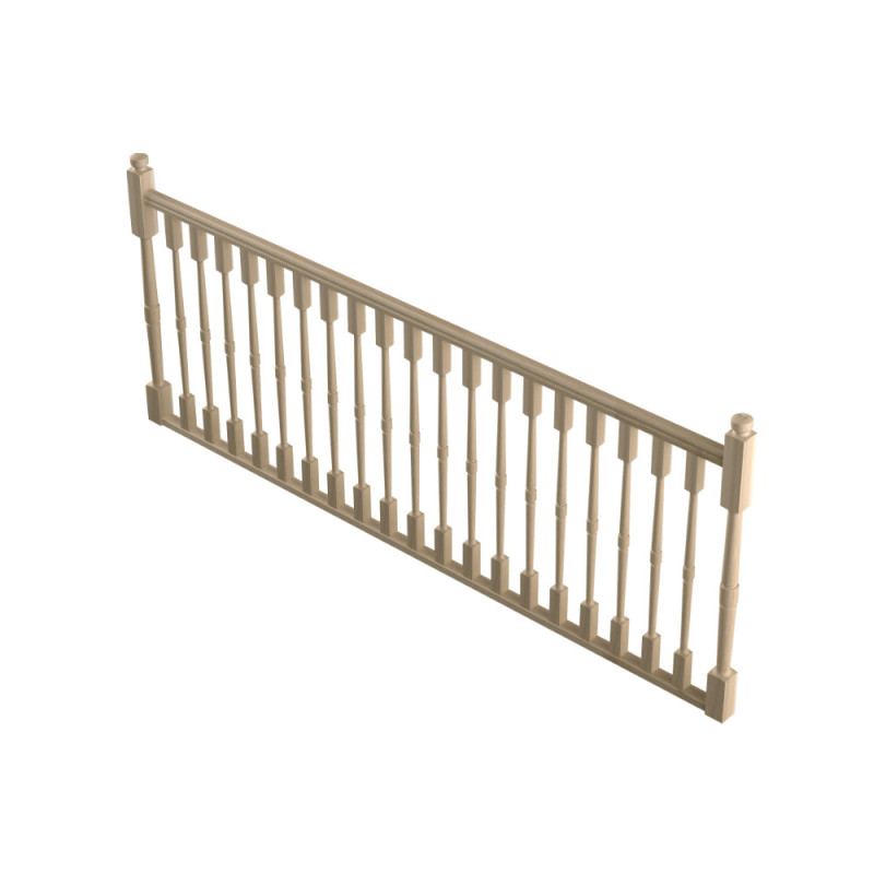 Kit garde-corps type T pour escalier Provence 320 cm SOGEM