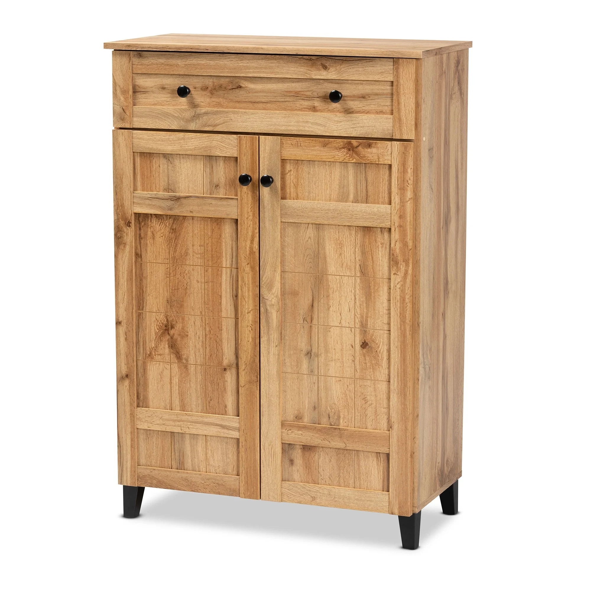 Glidden Modern & Contemporary 1-Drawer Wood Shoe Storage Cabinet