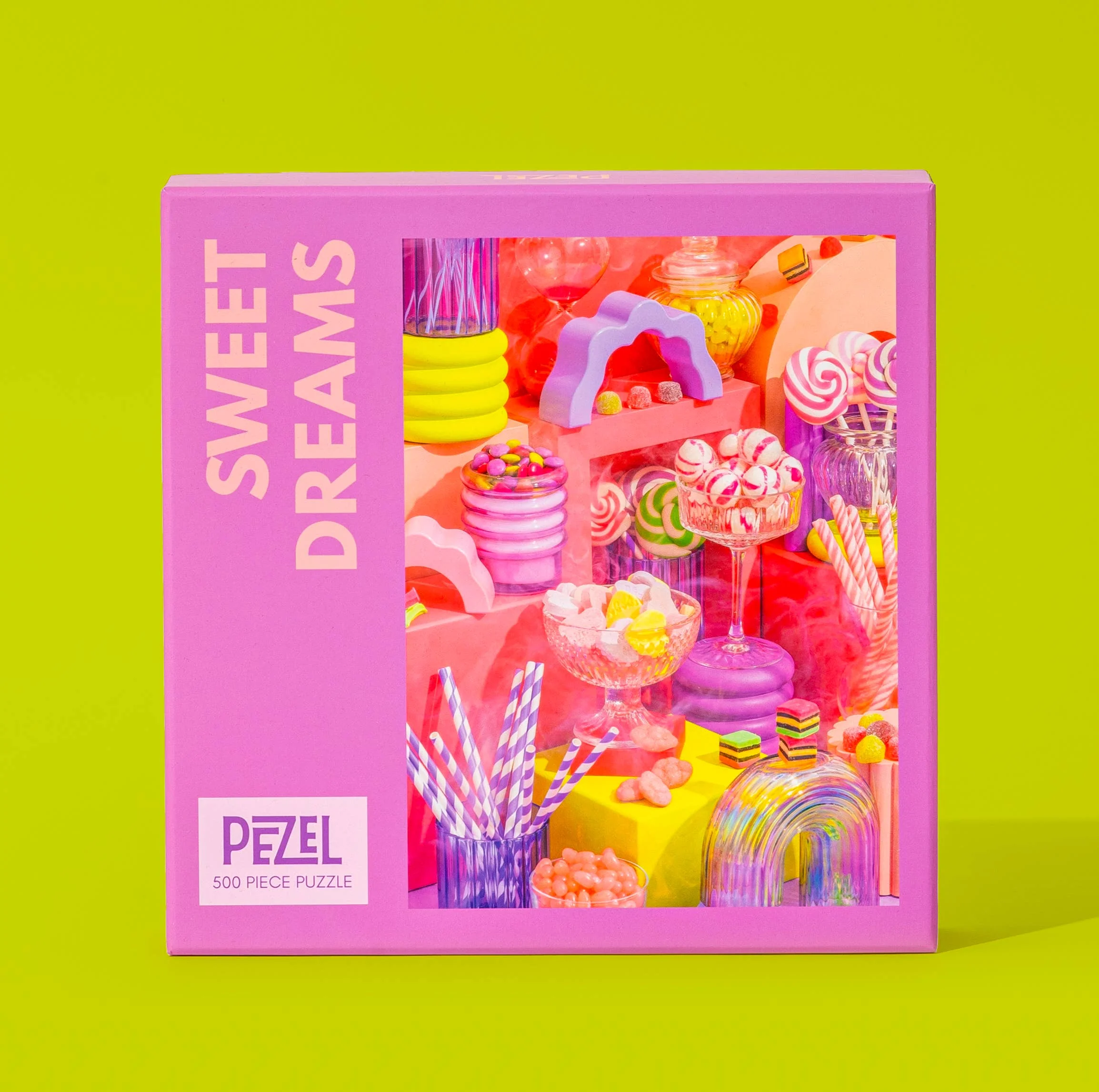 Sweet Dreams 500 Piece Jigsaw Puzzle Game w/ Canvas Bag