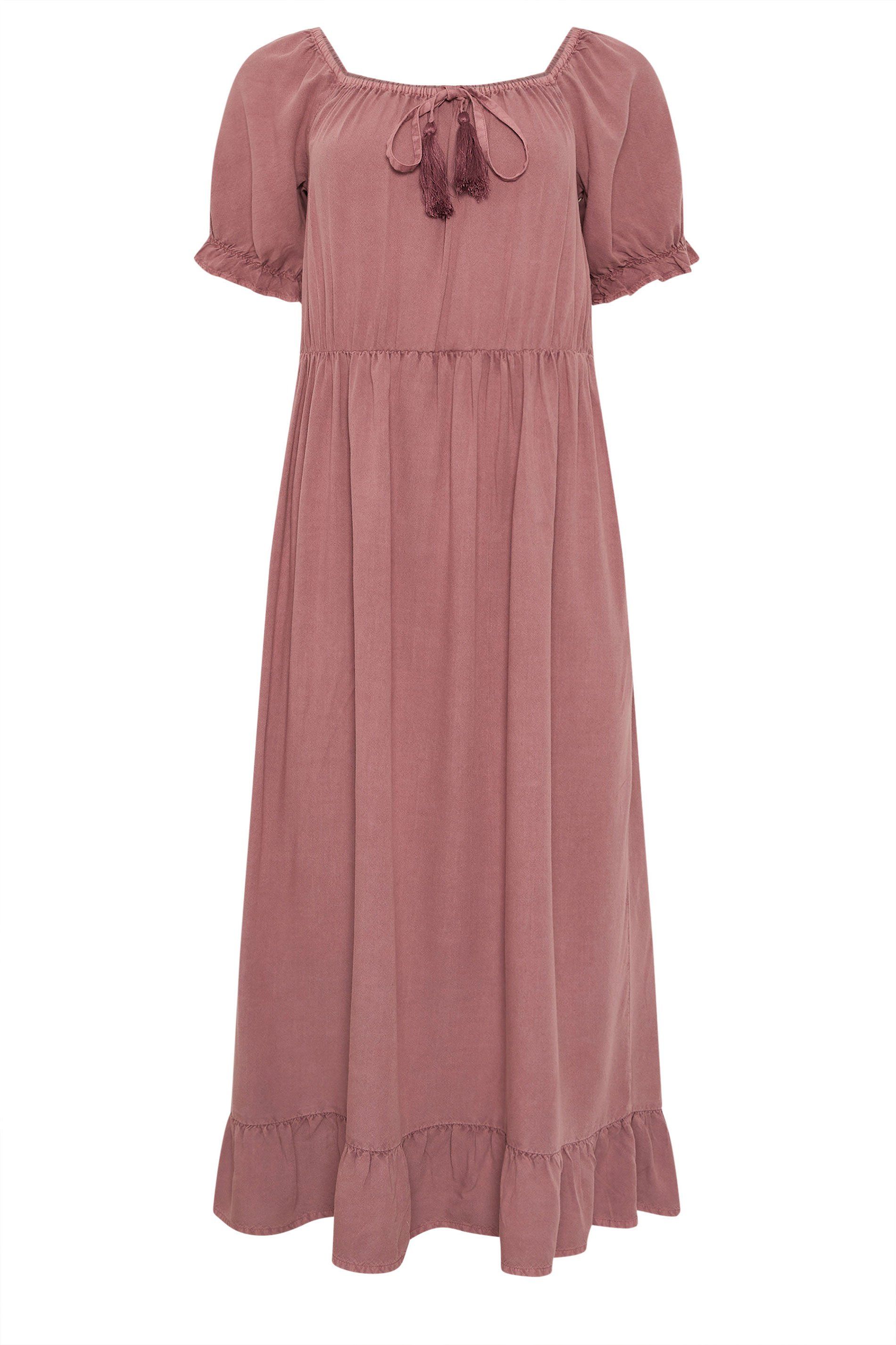 M&Co Tassel Detail Smock Dress