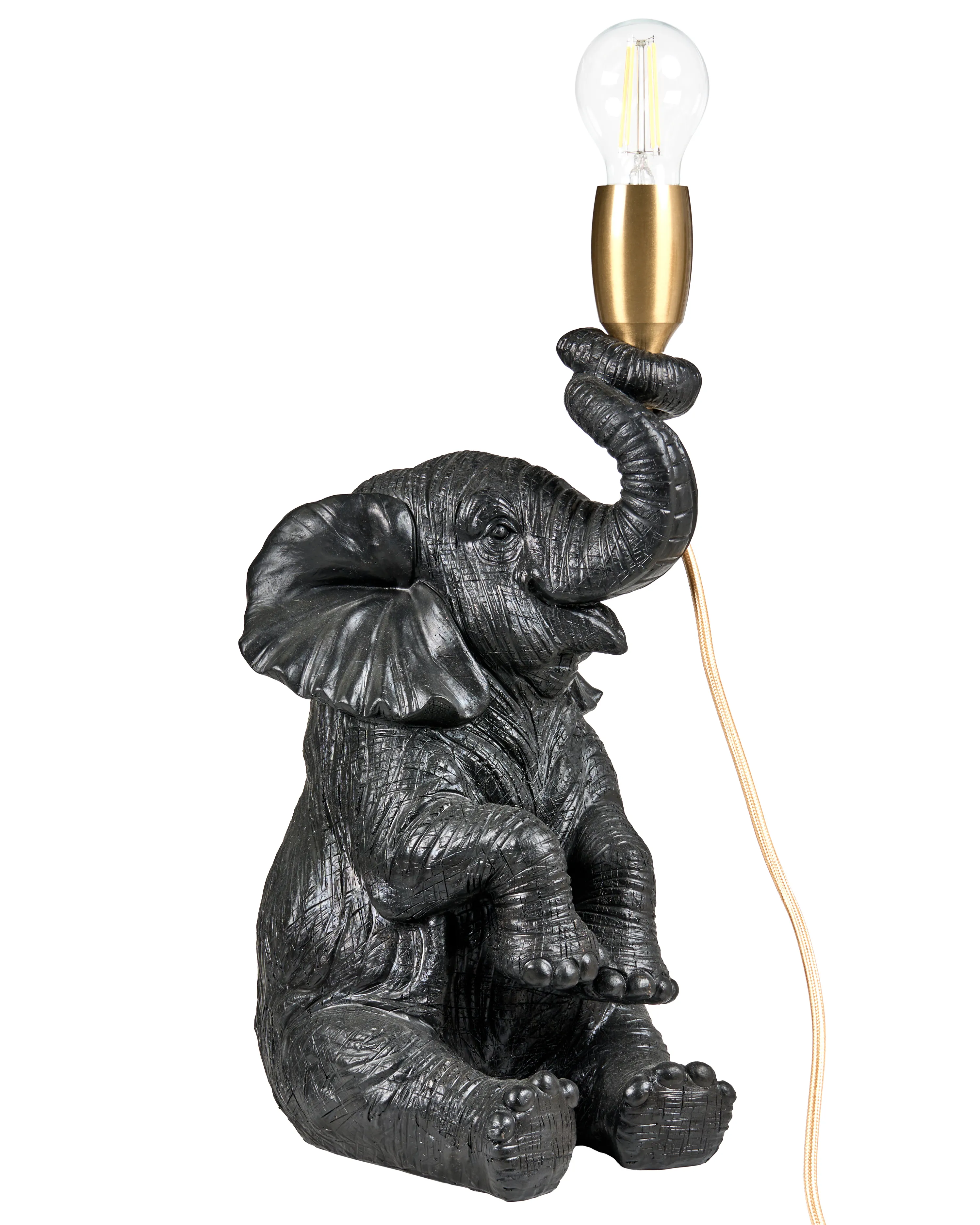 Table Lamp Elephant FORTUNA Black