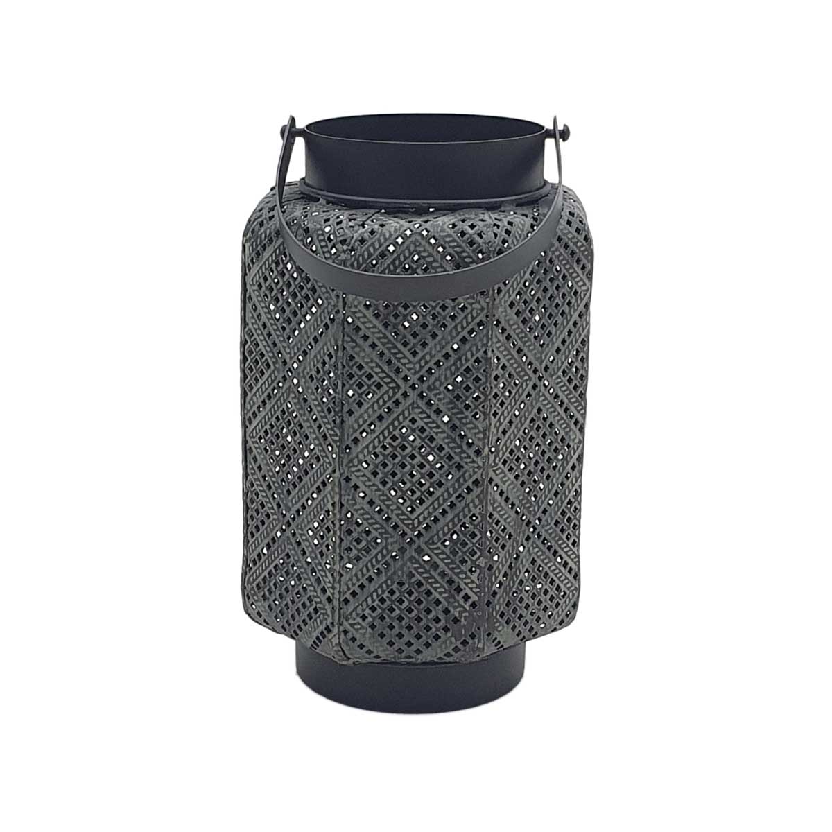 Lanterna com pega em metal 22,5cm