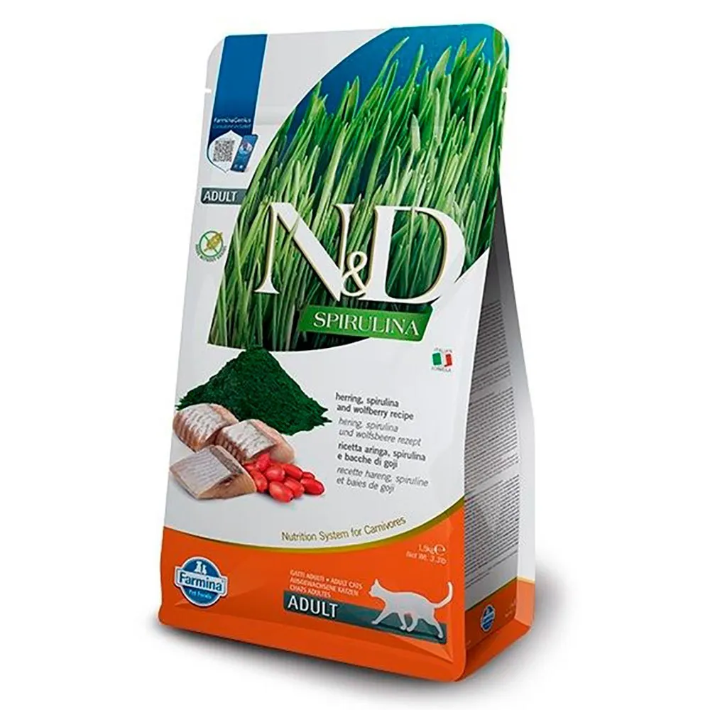 Farmina N&D Spirulina Herring Cat Feed 1.5kg