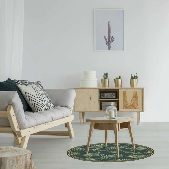 Vinyl Teppich »Mandella«, BxL:68 cm x 68 cm, grün