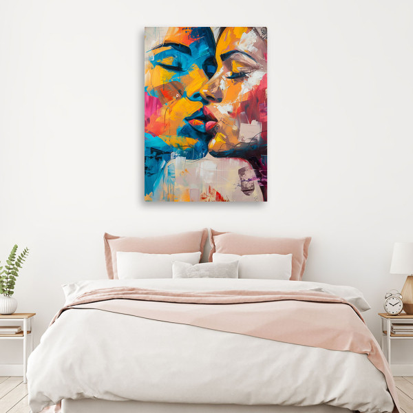 Feeby Obraz, Miłosny pocałunek 40x60