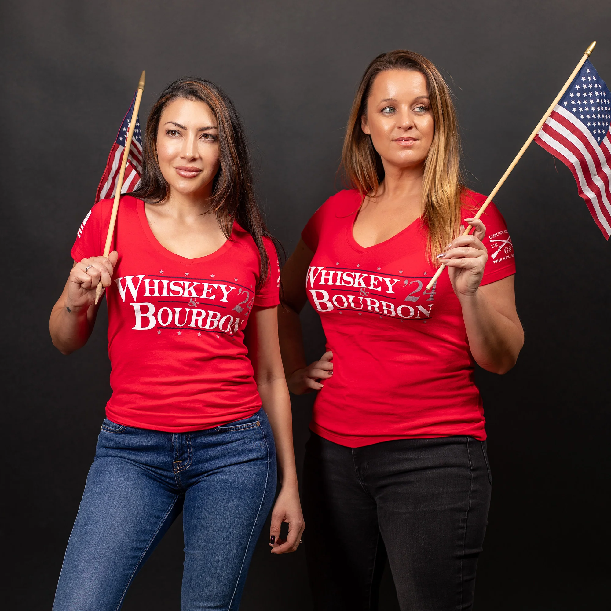 Women's My Vote '24 V-Neck - Red