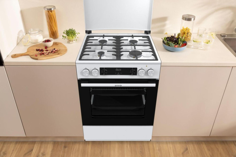 Kuchnia gazowo-elektryczna GORENJE GKS6C71WF biała 60 cm