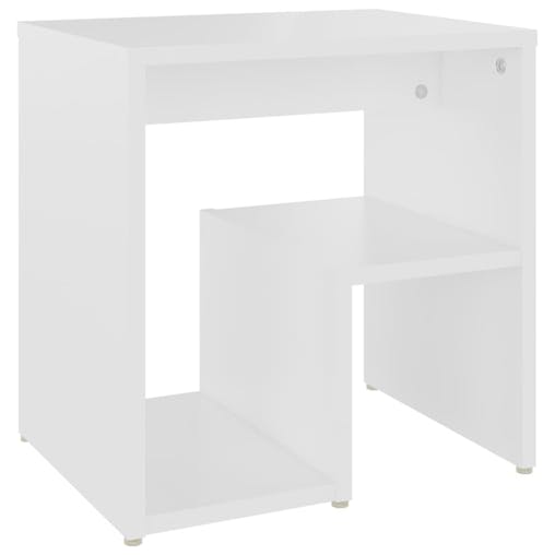 NNEVL Bed Cabinets 2 pcs White 40x30x40 cm Chipboard