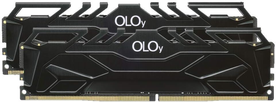 OLOy DDR4 RAM 16GB (2x8GB) Black Owl 3200 MHz CL22 1.2V 288-Pin Desktop UDIMM (MD4U0832220BHKDA)