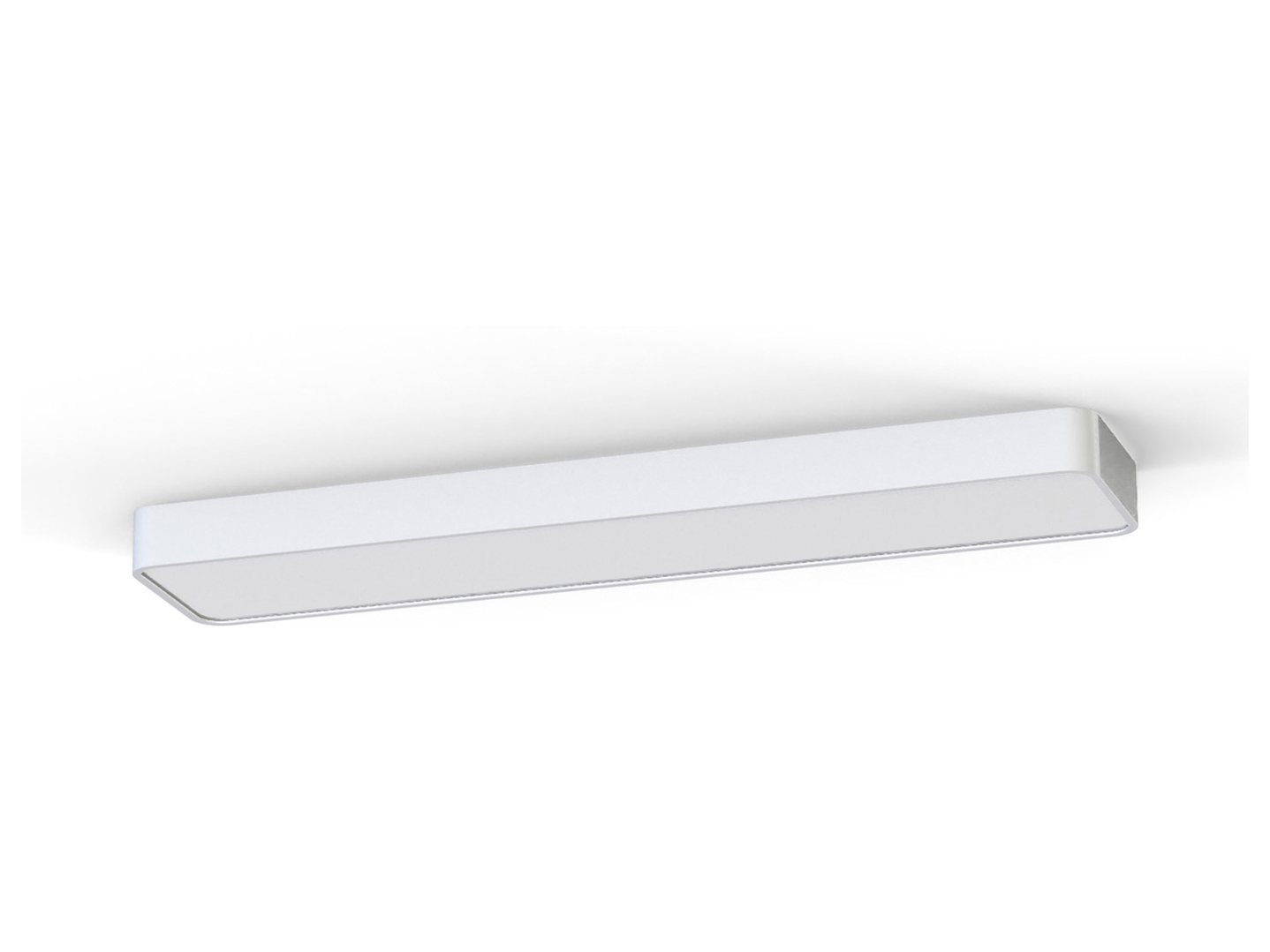 PlafonSoft LED 93 cm aluminiowy biały