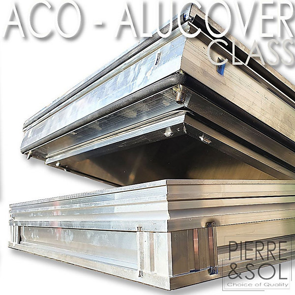 Alucover - Couvercle à carreler étanche - ACO - 55 x 55 cm 72,5 mm