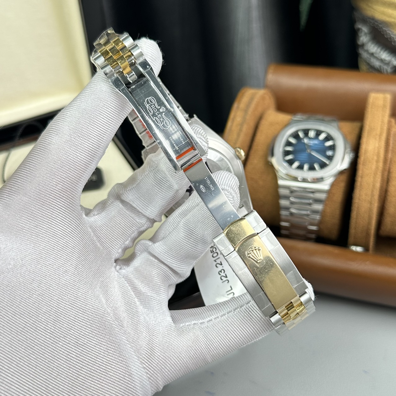 Rolex Datejust SS/YG Plated Champagne Dial 41mm Jub Super Clone