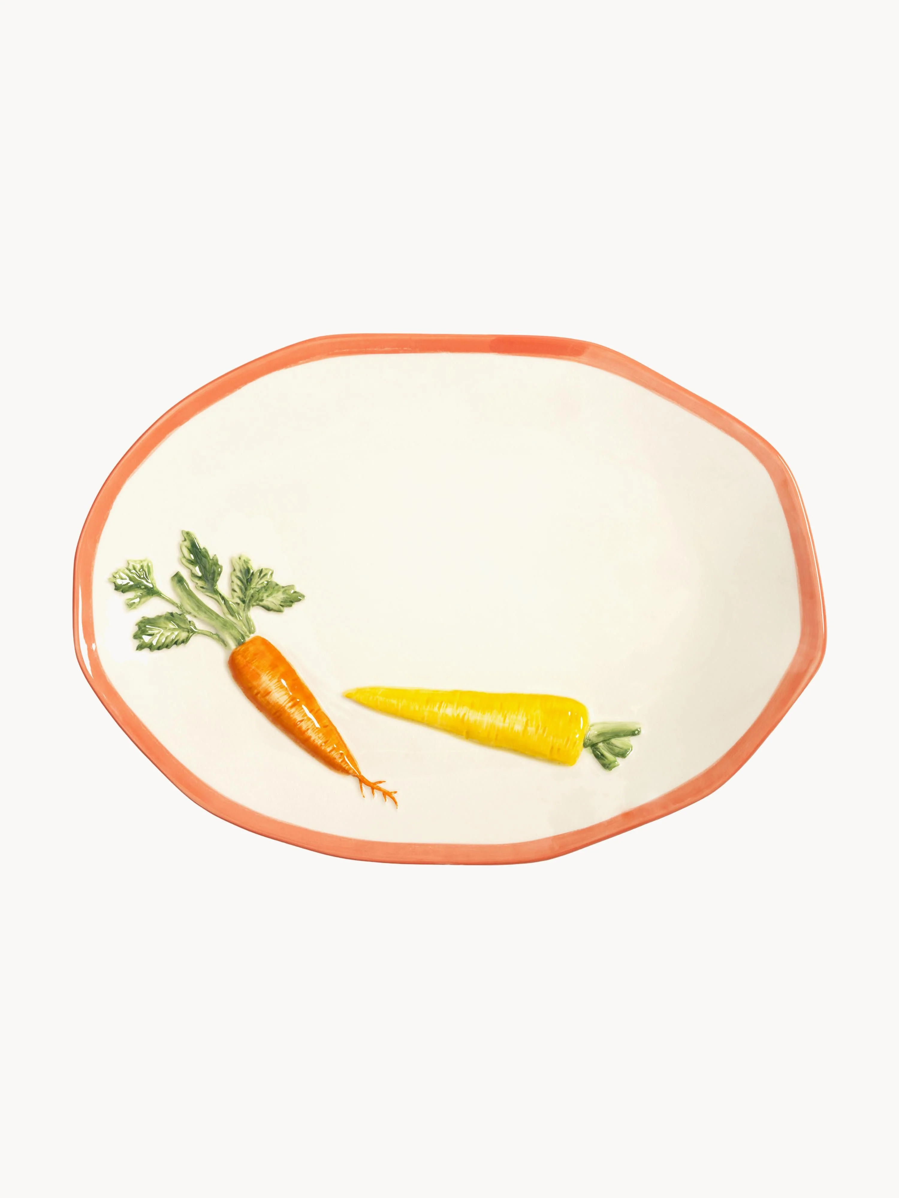 Handgefertigte Servierplatte Carota