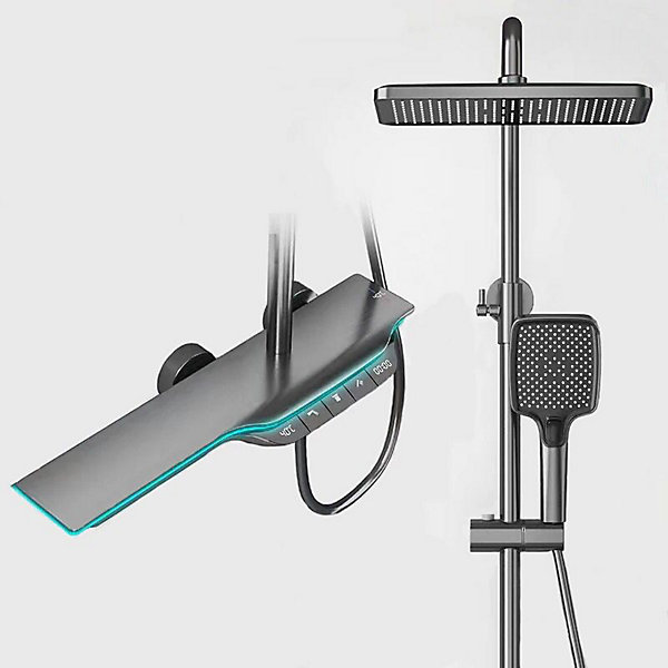 Ensemble de douche thermostatique intelligent Kleenmac avec affichage numérique modèle Amadis