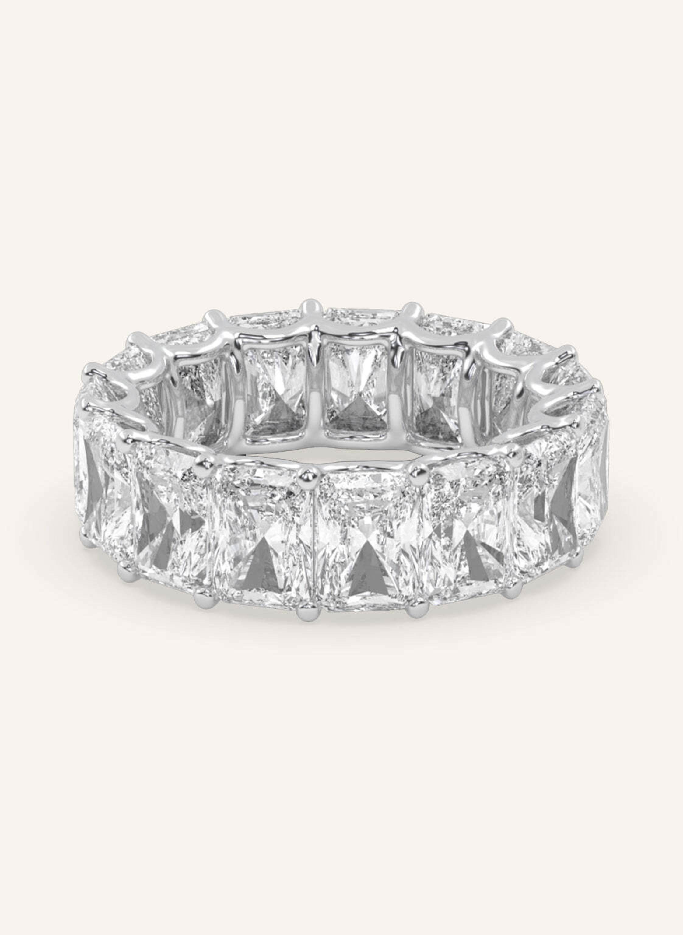 VEYNOU Ring CELESTE ETERNITY aus 18 Karat Weißgold und 12,50ct. Lab-Grown Diamanten