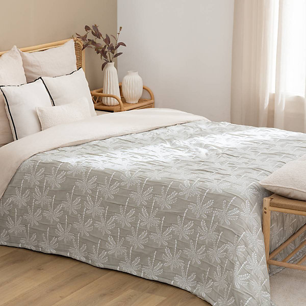 Dessus de lit Nuvia vert céladon 260x240cm - Atmosphera