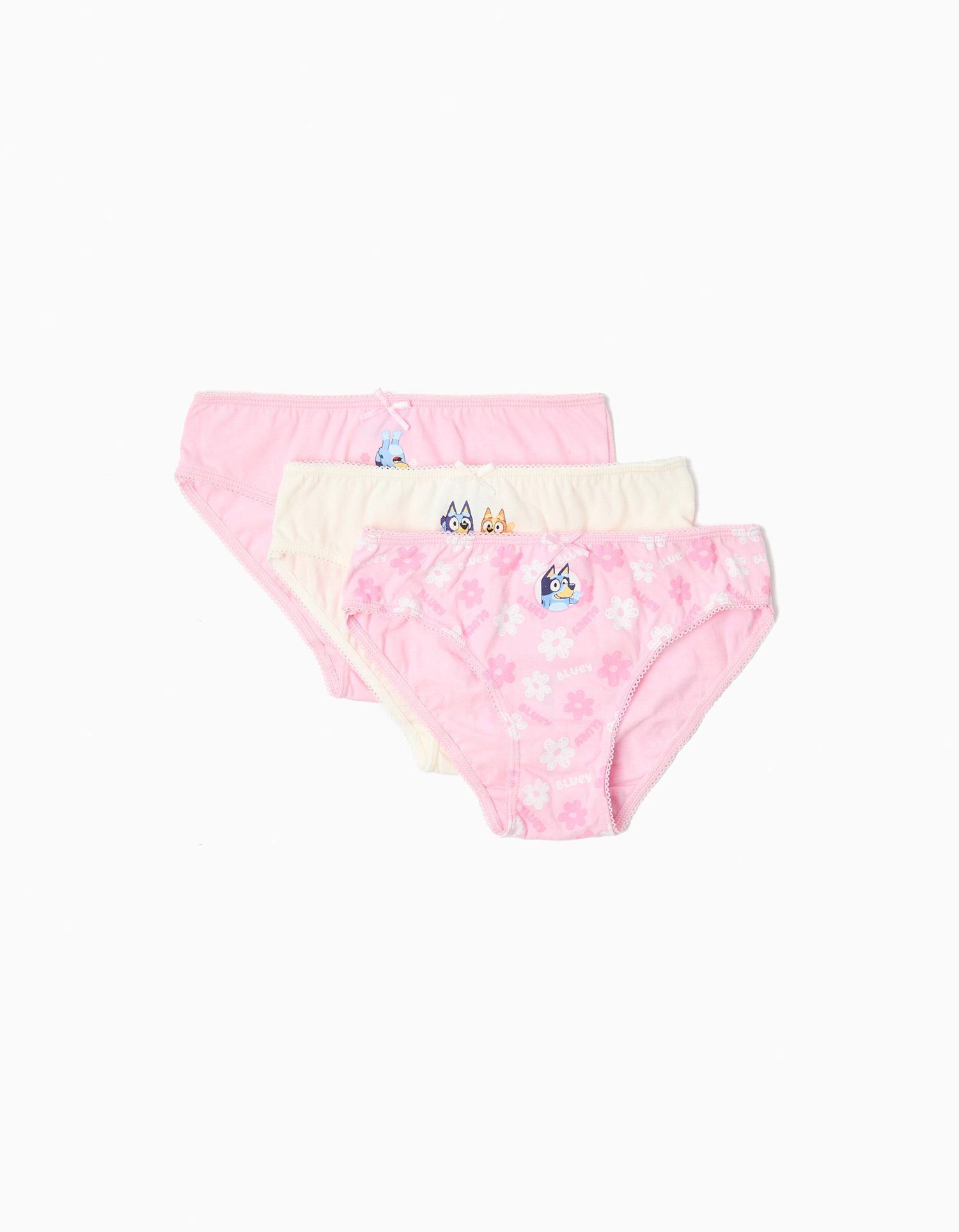 Pack 3 Cuecas 'Bluey', Menina, Multicor