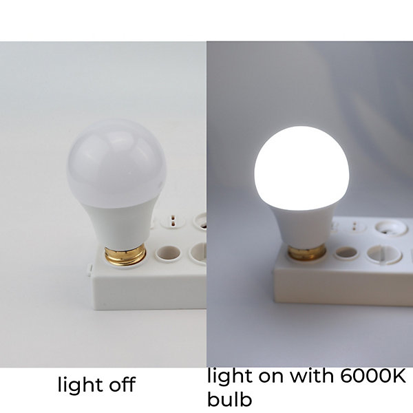 Pack de 10 Ampoules LED OSRAM Chips LED E27 A60 9W IRC90 900 Lumens Eyeconfort Sans Scintillement 6000K Blanc Froid