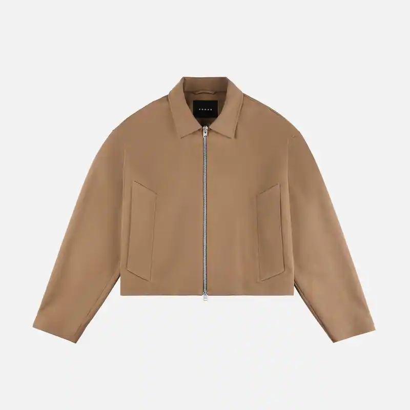 Jacket in cotton gabardine