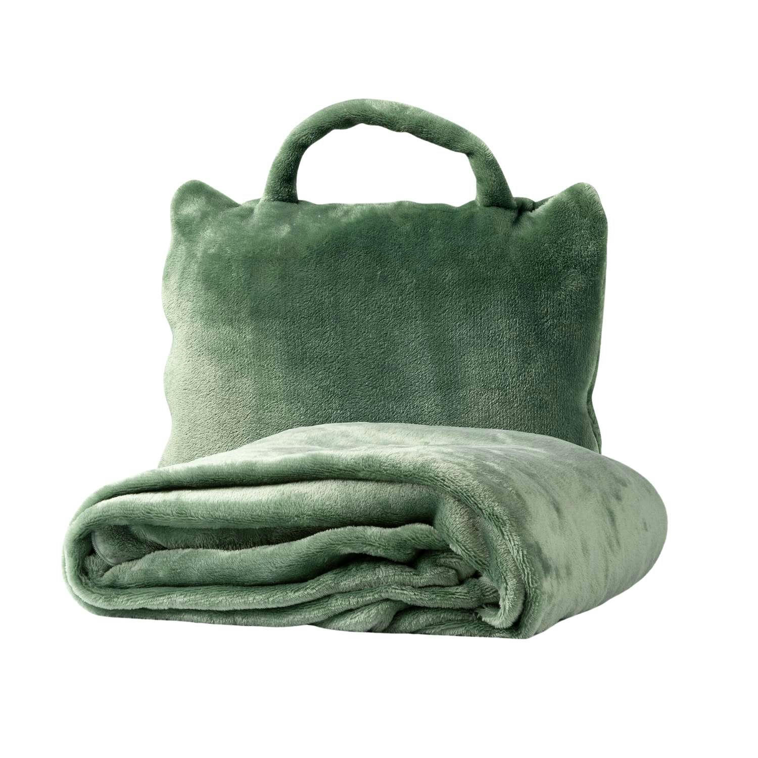 TESSA - TESSA - Plaid Plaid to Go - 130x150 cm - Hedge Green
