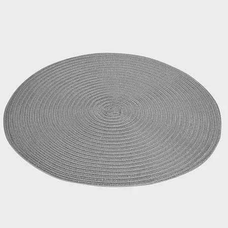 Podkładka / mata na stół słomkowa 38 cm Altom Design - Szara 07.MAT.5211