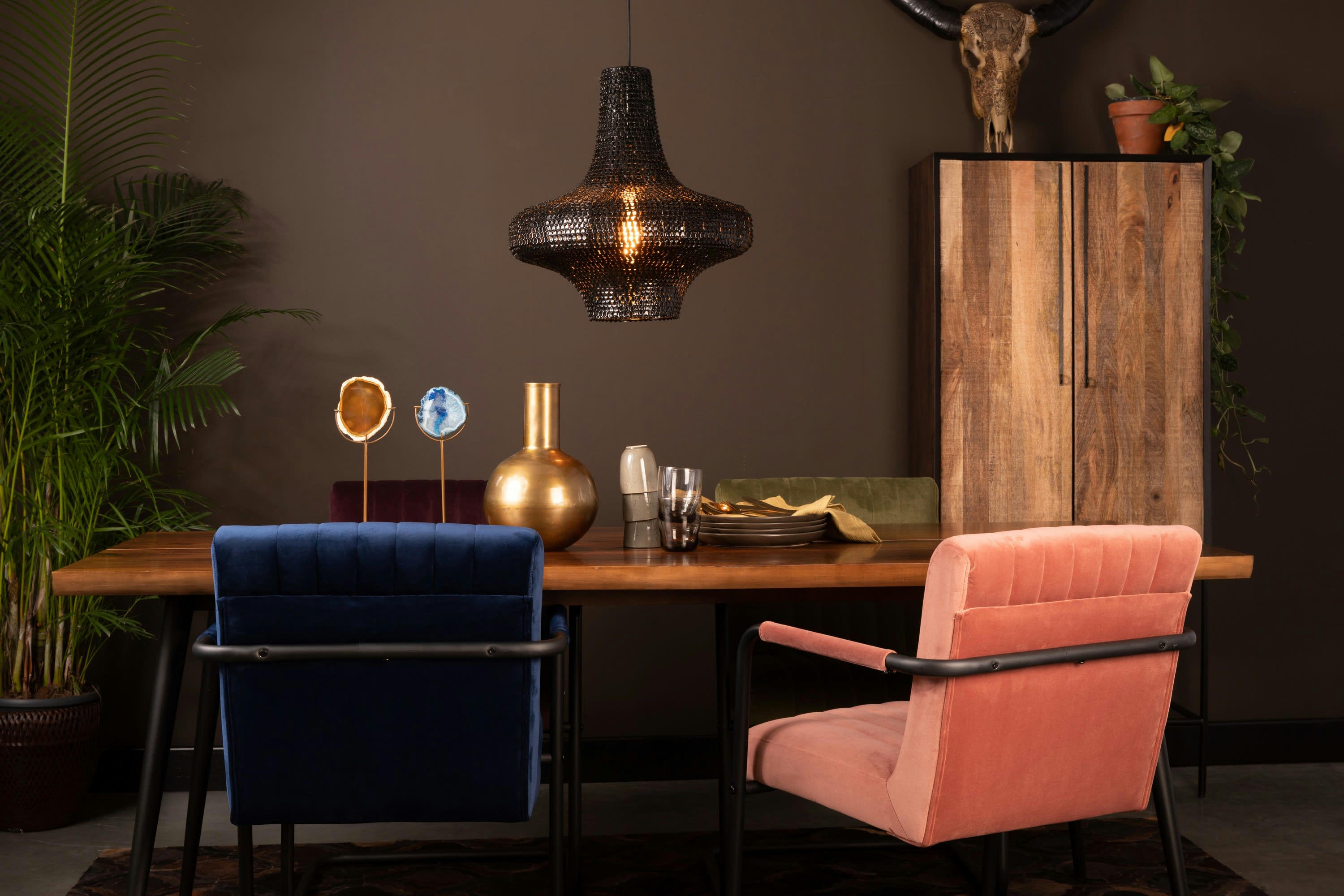 NAIROBI - Armoire en bois beige