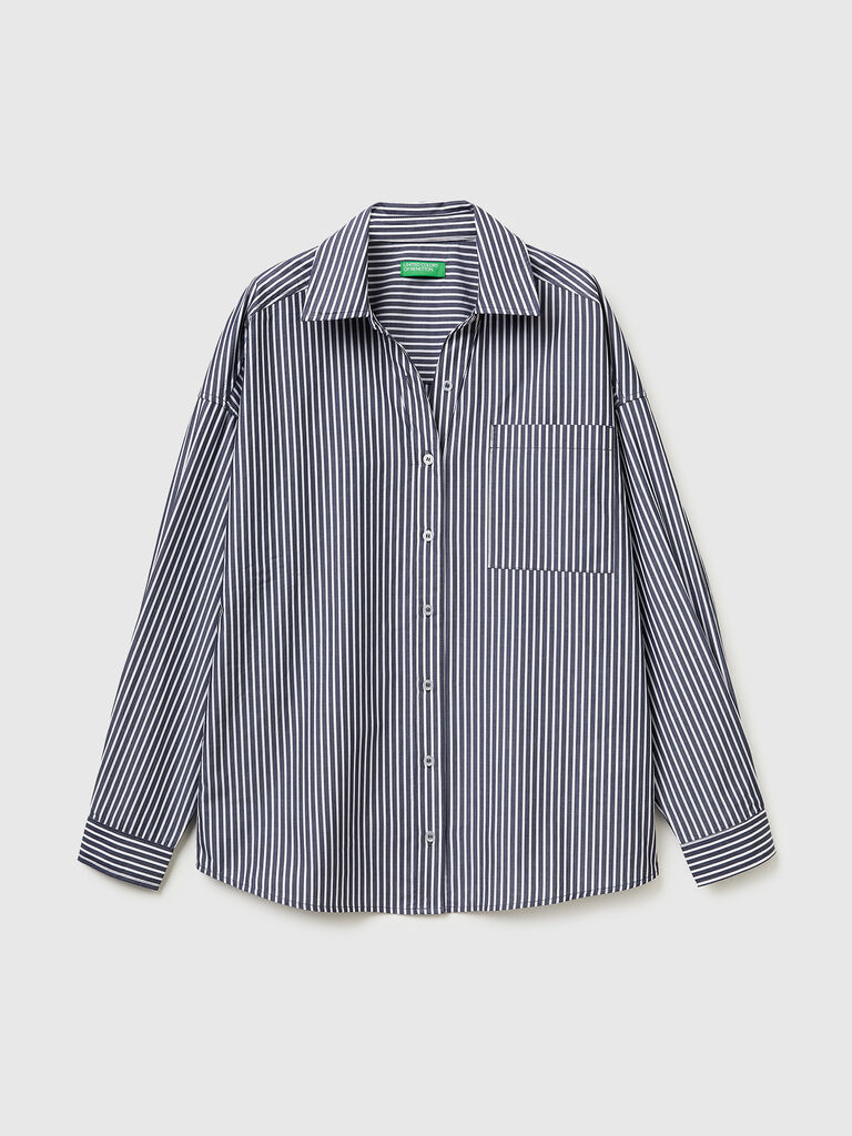 100% cotton striped shirt