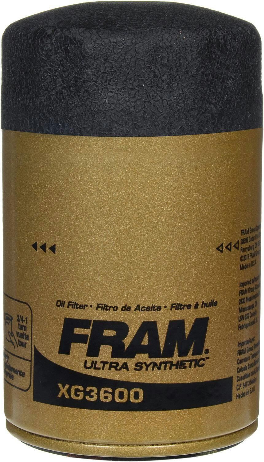 FRAM XG3600 Ultra Synthetic Oil Filter