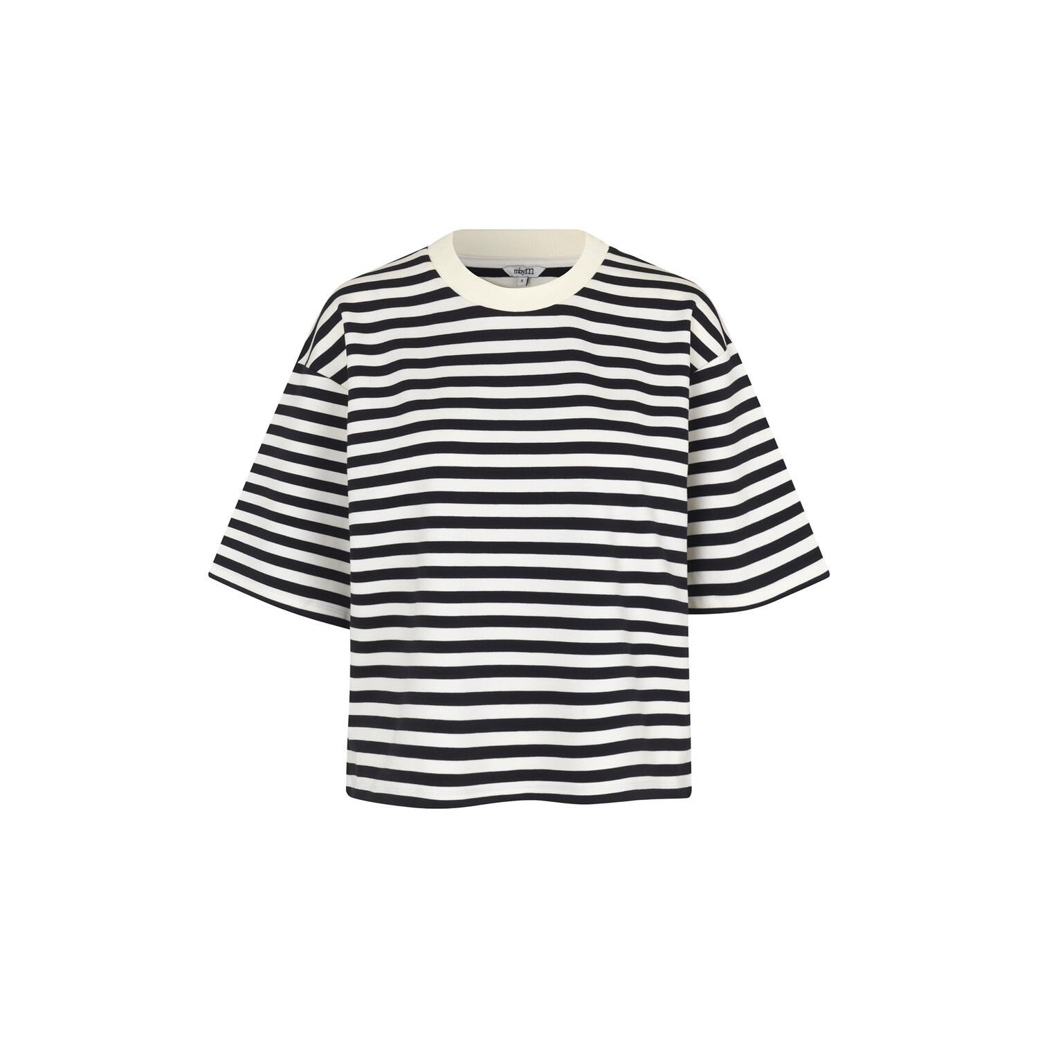 Emrys-M T-shirt, night sky sugar stripe