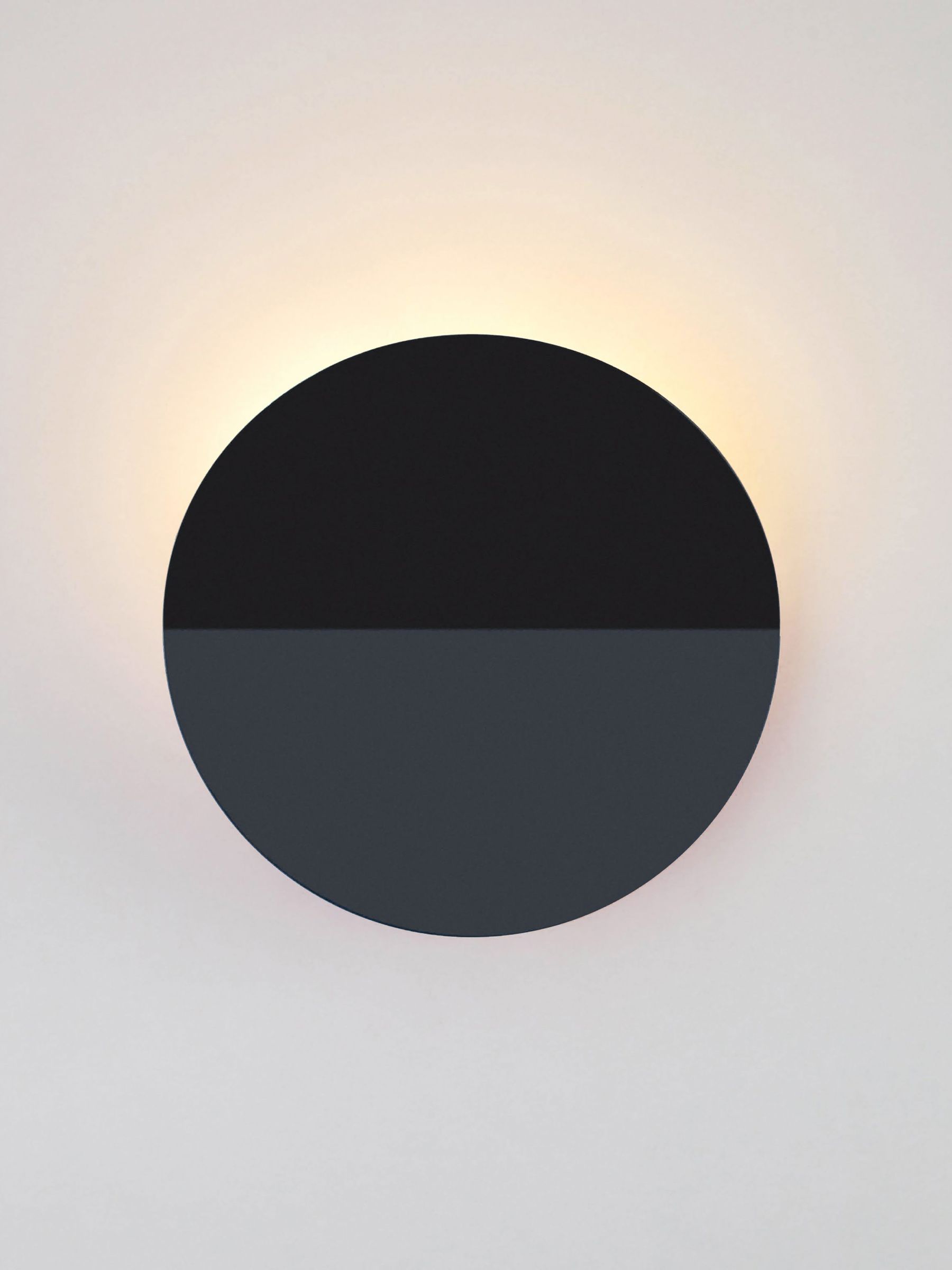 Houseof. Grey Round Diffuser Wall Light