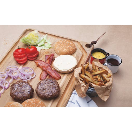 Teak Wood Chopping Board, 49x28cm