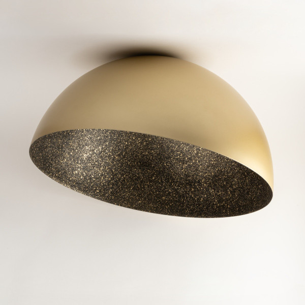 Lampa sufitowa złoto-czarna Sfera 1xE27x15W wym: 20x35x35 cm Sigma Lighting