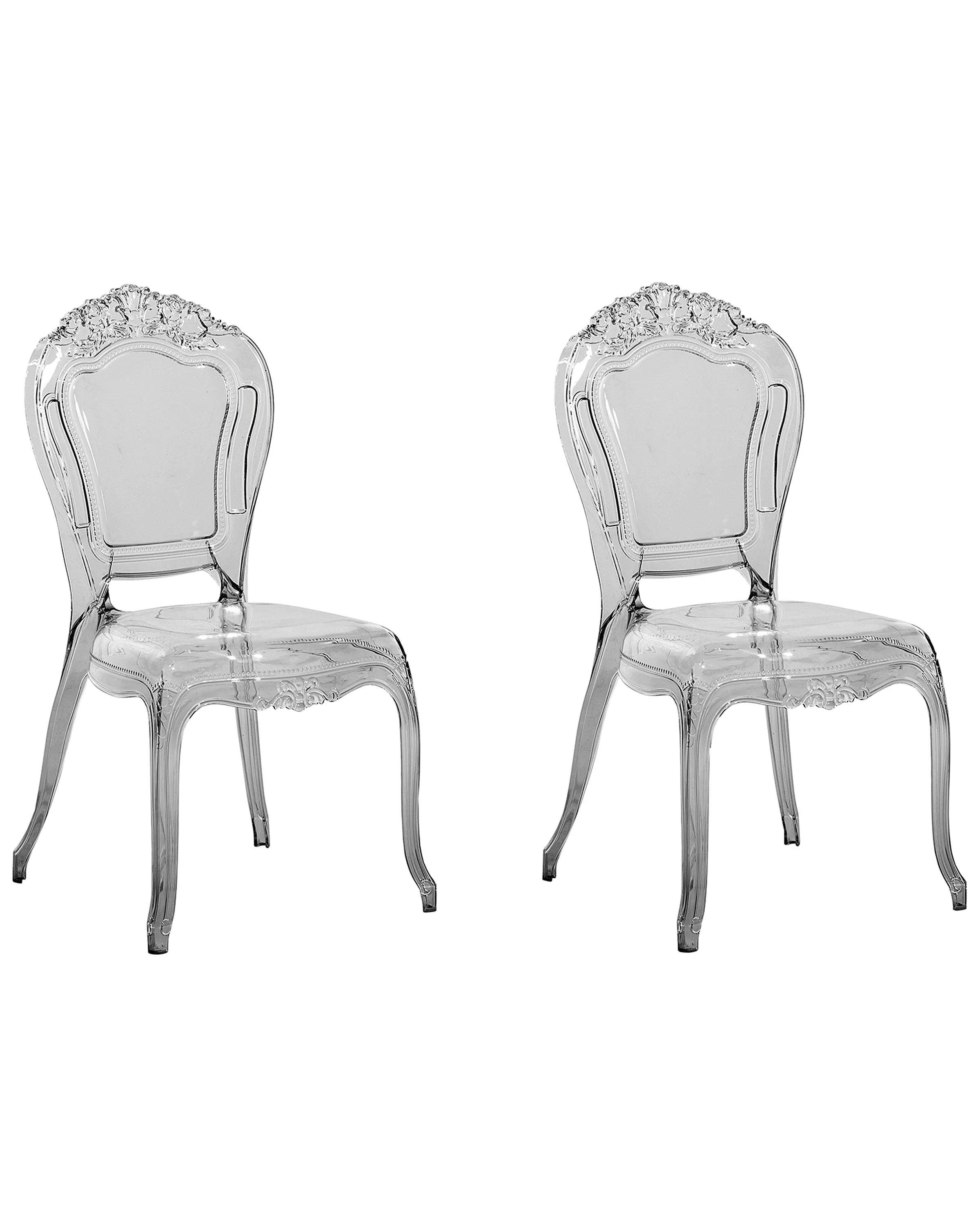 Set of 2 Dining Chairs VERMONT Black