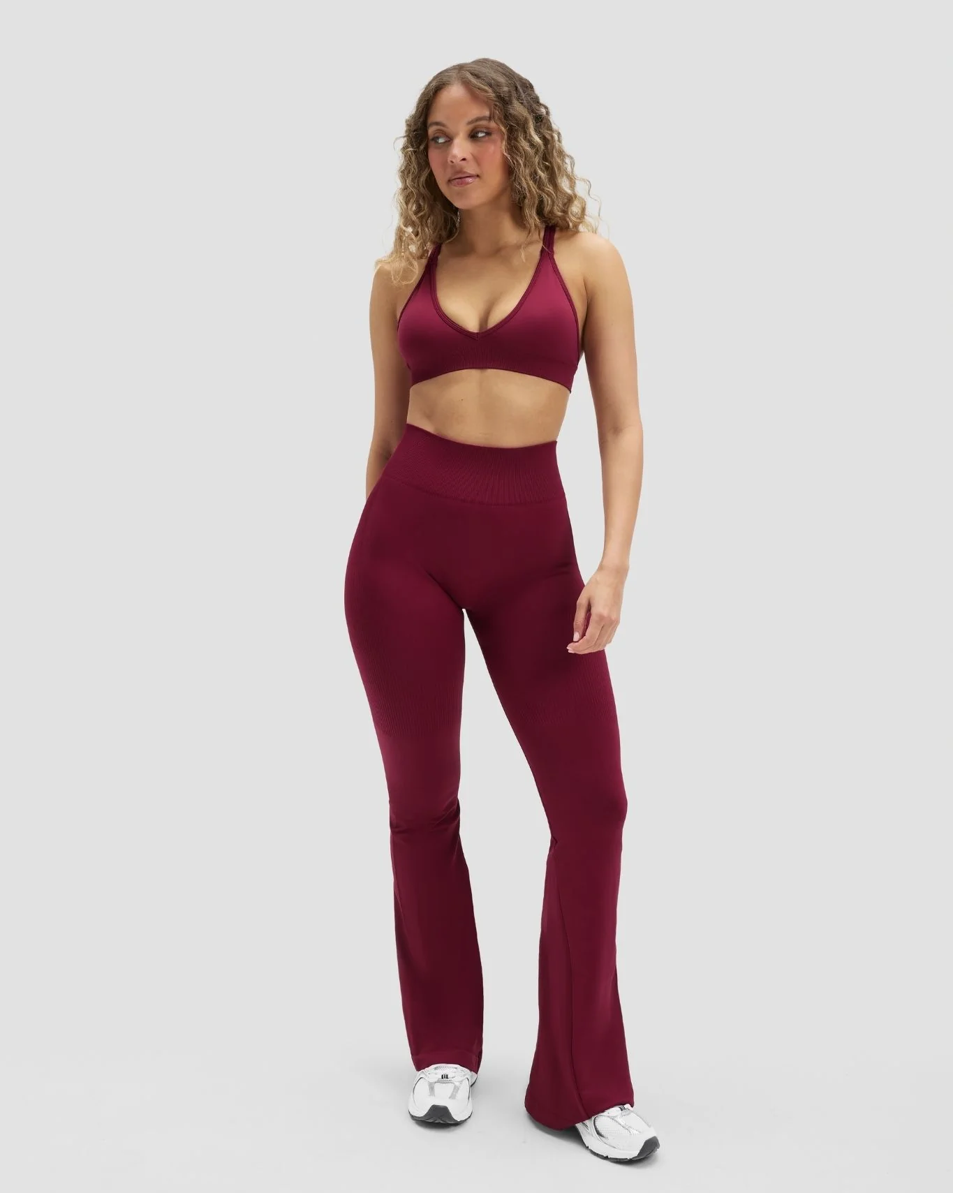 Elevate™ Sculpting High Waist Scrunch Flare | Cherry Berry