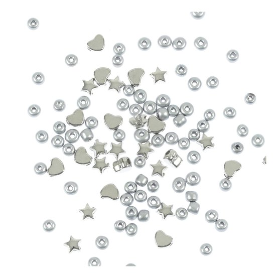 Silver Separator Beads 36g