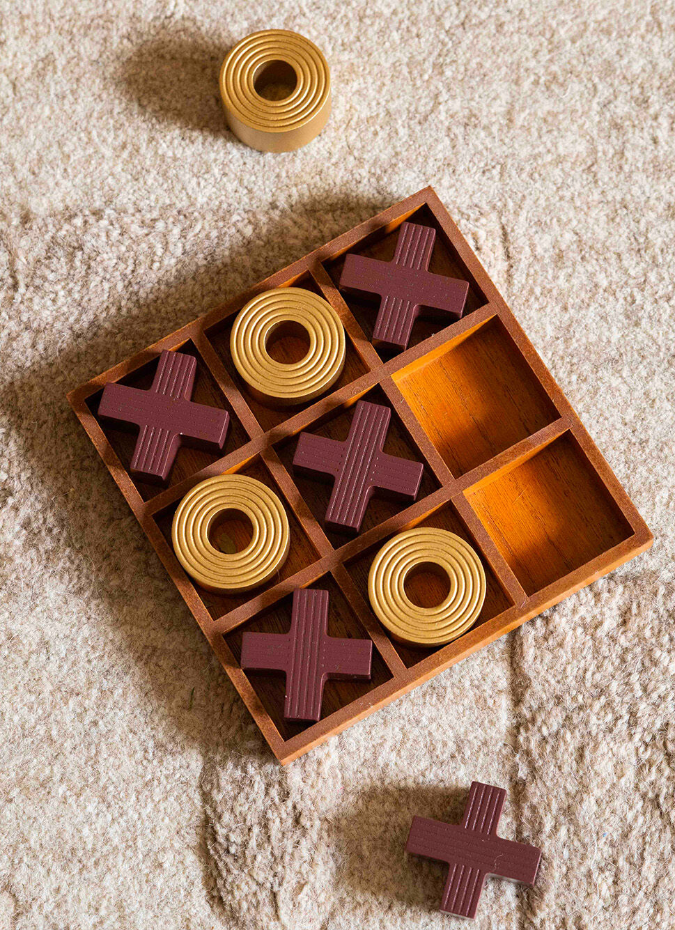 JEUX DÉCORATIF EN BOIS MULTICOLORE